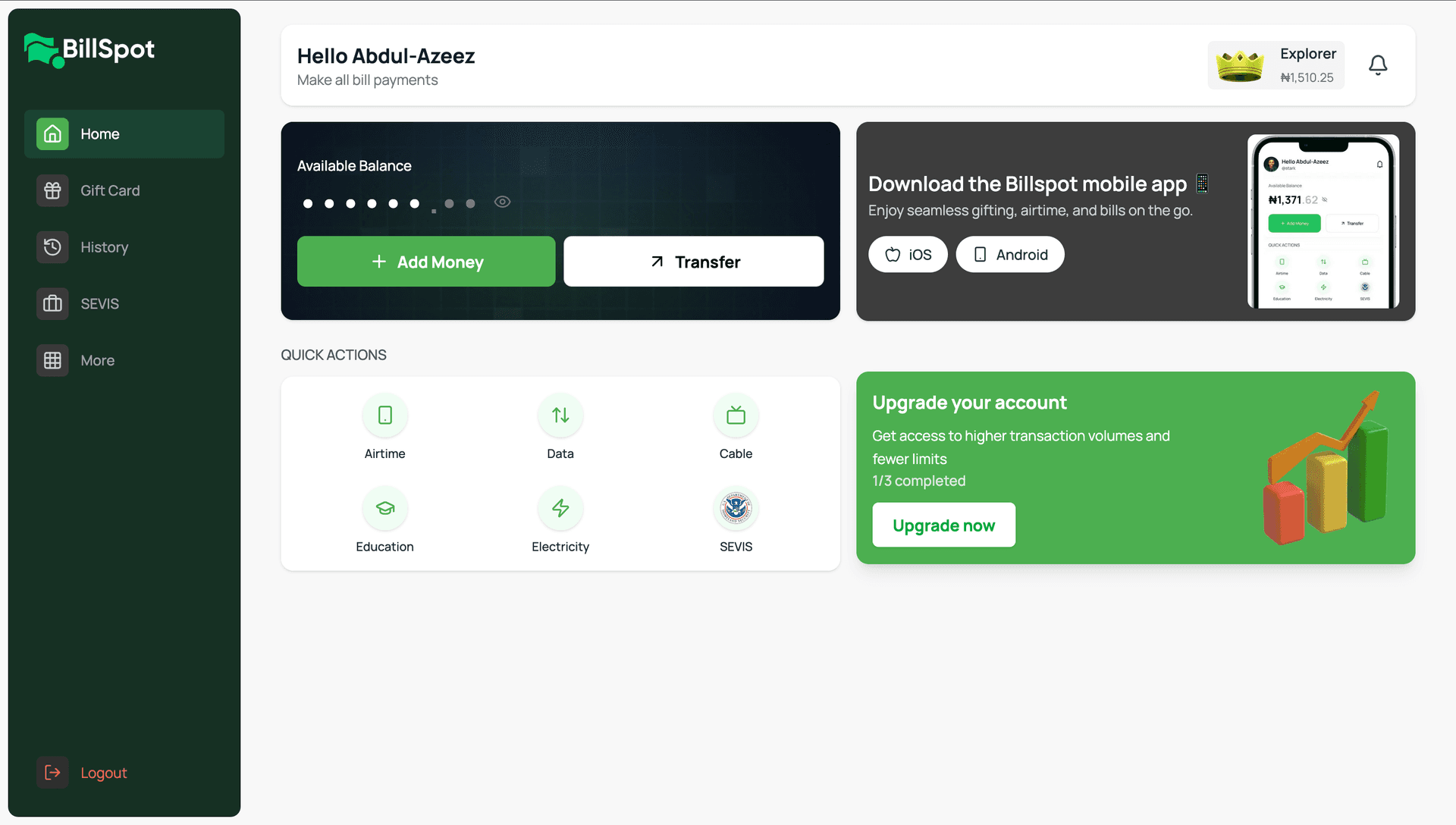 Banking Dashboard